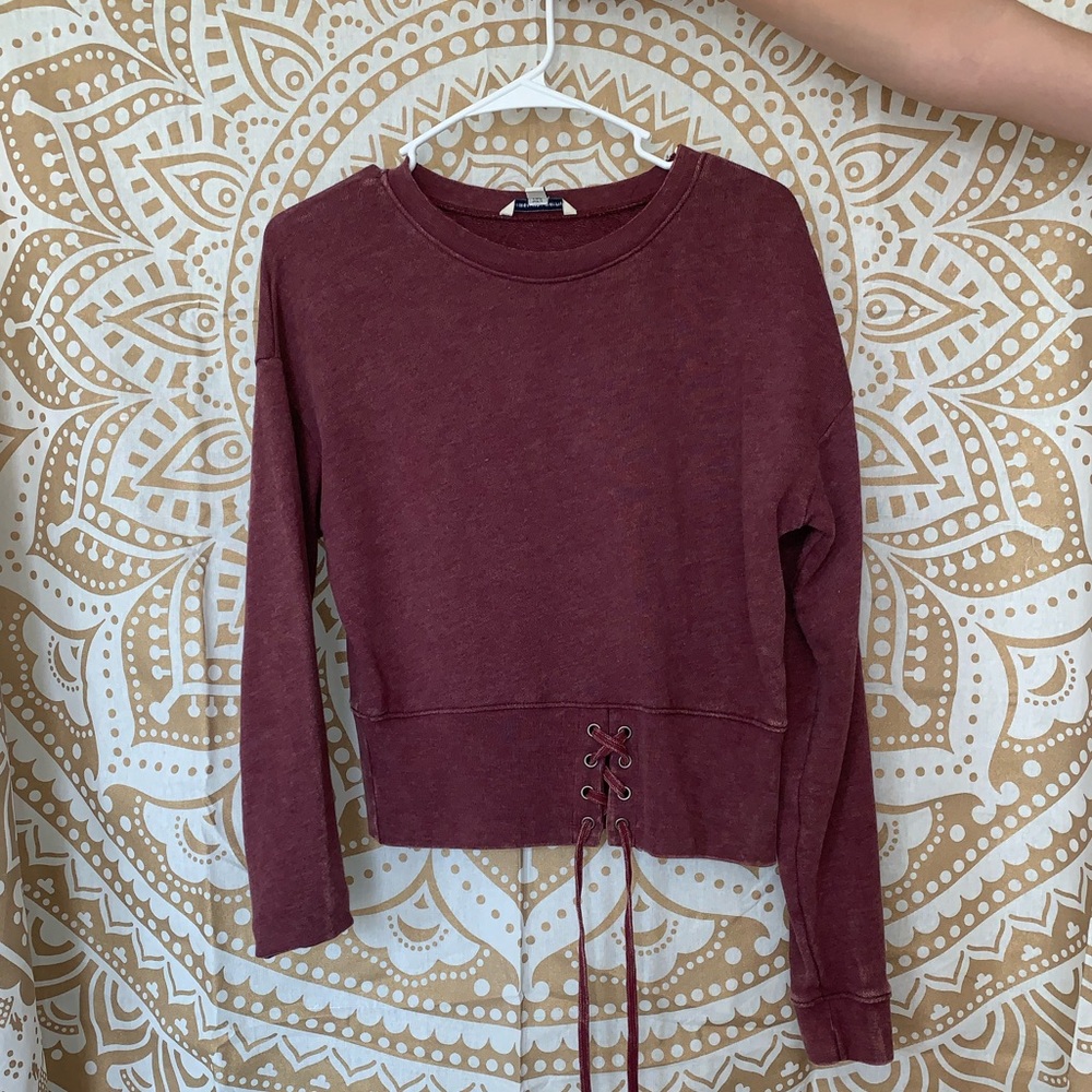 AMERICAN EAGLE long sleeve corset shirt